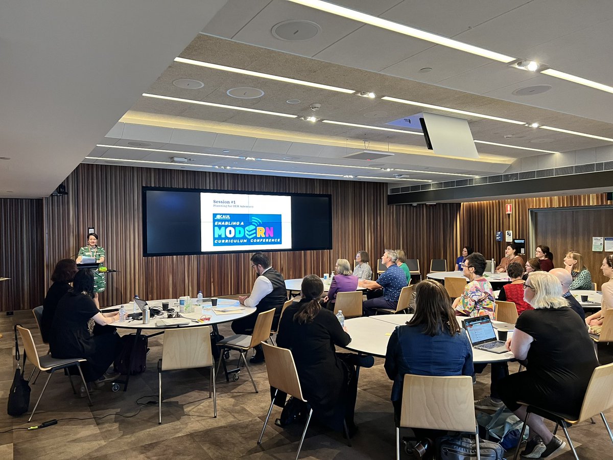 Nairarbilharas's tweet image. #EMCconference2022 Brisbane workshop has begun! @OpenKuroko @LuetchfordAlice and Marianne are leading an #OER advocacy workshop this morning @CAULalert