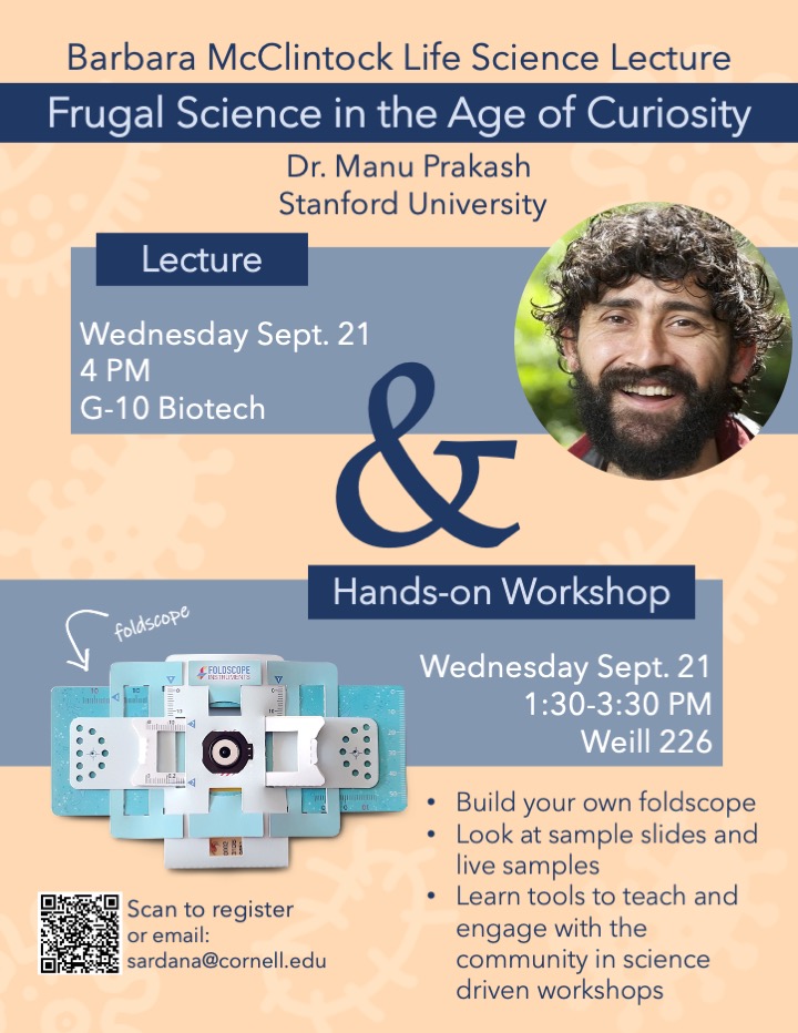 Richa Sardana (@sardana_richa) on Twitter photo Can't wait to have <a href="/ManuPra18599785/">Manu Prakash</a> <a href="/PrakashLab/">PrakashLab</a> at <a href="/Cornell/">Cornell University</a> to give the Barbara McClintock Life Science Lecture on Sept 21st, 2022! <a href="/CornellMBG/">Cornell MBG</a> <a href="/Cornell_BBS/">Cornell BBS PhD Program</a> <a href="/cornellvet/">Cornell University College of Veterinary Medicine</a> <a href="/CTICornell/">Cornell Center for Teaching Innovation</a> <a href="/CornellEinhorn/">David M. Einhorn Center for Community Engagement</a> Can't wait to have <a href="/ManuPra18599785/">Manu Prakash</a> <a href="/PrakashLab/">PrakashLab</a> at <a href="/Cornell/">Cornell University</a> to give the Barbara McClintock Life Science Lecture on Sept 21st, 2022! <a href="/CornellMBG/">Cornell MBG</a> <a href="/Cornell_BBS/">Cornell BBS PhD Program</a> <a href="/cornellvet/">Cornell University College of Veterinary Medicine</a> <a href="/CTICornell/">Cornell Center for Teaching Innovation</a> <a href="/CornellEinhorn/">David M. Einhorn Center for Community Engagement</a>