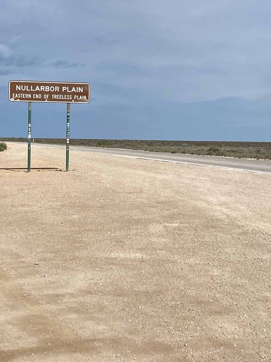 To those back at home - the clouds are building the more west I go