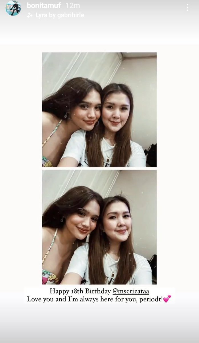 llhaeu's tweet photo. greetings from criza's manager, bonitamuf 💓

#CrizaEvolvesAt18 https://t.co/gZPtREddfu