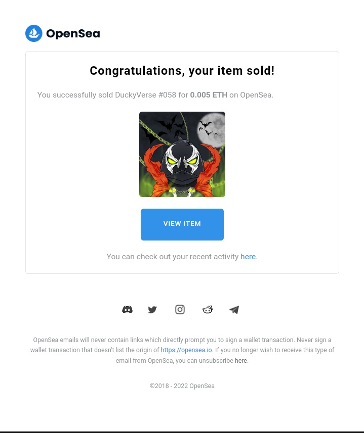 SOLD!!! 🦆
Big Thank you new owner😊
<a href="/Arshaka_nft/">Arshaka V2 😸</a>
Thankyou for your support. I hope you like it 🙏🏻

#nft #NFTdrop #nftsales #nfts #nftcollection #openseanft #nftartist
#nftmarket #NFTmarketplace #digitalart 
#nftcollector #NFTCommunity