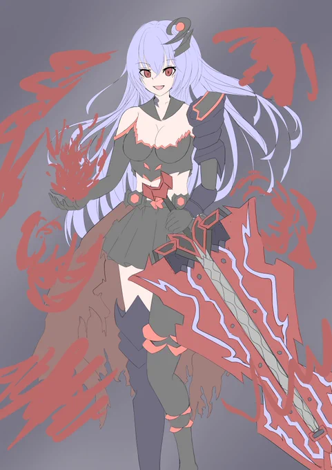 今頃テーマを考えてますw「闇堕ち女騎士」「厨二病コスプレイヤー」「女魔王」「彼氏の浮気を目撃し、笑顔で尋問する彼女」「朝起きたらよく分からない力を手に入れたOL」どれも良いですね(  - ̀ω -́  )✧ 