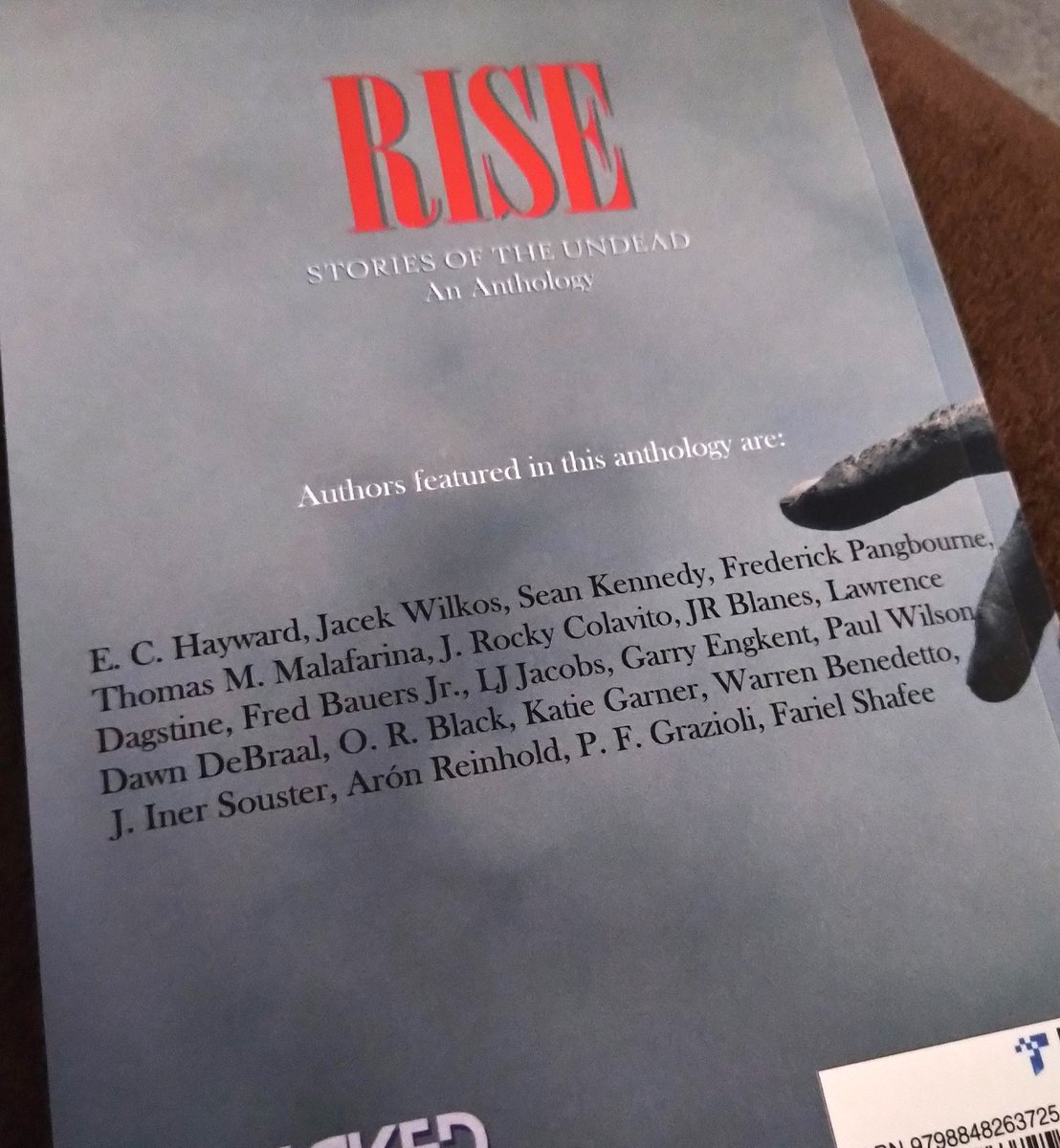 hyperfx's tweet image. I sure don&apos;t post here very much but thought this was worth sharing. I was recently published for the 2nd time, this time in a zombie anthology called &quot;Rise&quot; by Wicked Shadow Press. If you&apos;re into that kind of thing, you can get it on Amazon in whatever format you prefer!