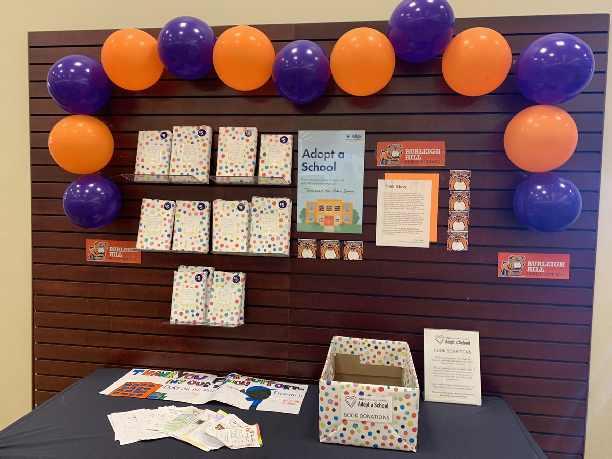 So excited to see this feature Wall at St. Catharines <a href="/chaptersindigo/">Indigo</a> at the Fairview mall highlighting our school and our story. Our students are looking forward to filling our library shelves with new books. Thank you for supporting our school!