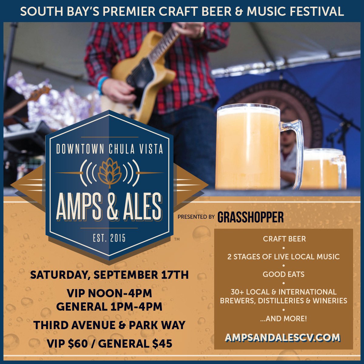 Chula Vista event ! 
Amps &amp; Ales get your tickets 🎟