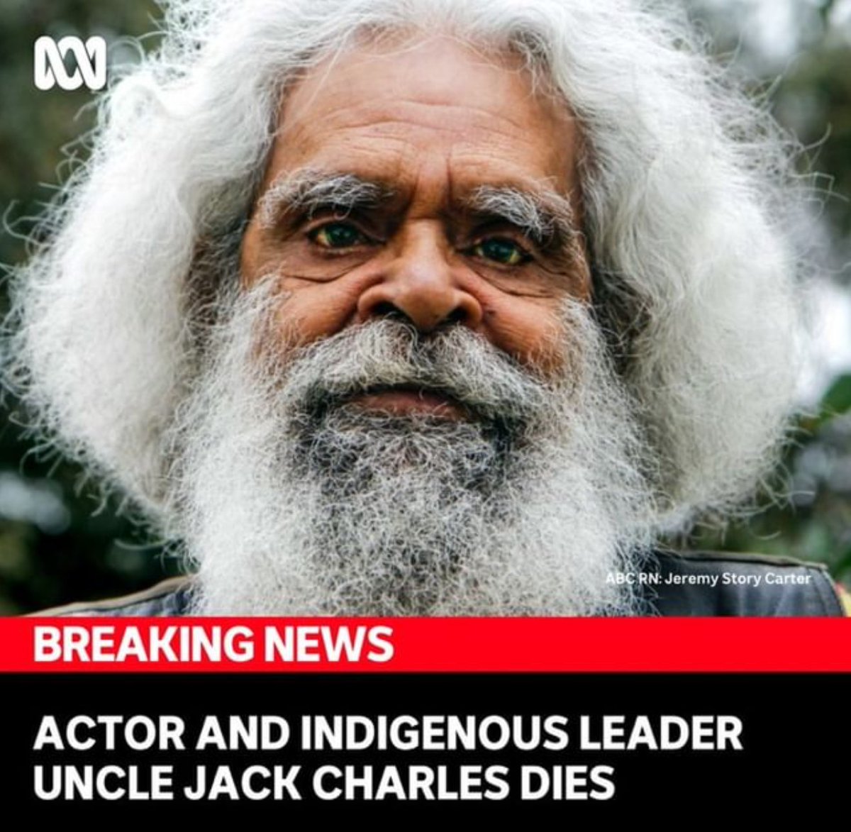 Actor, author and revered Victorian Aboriginal Elder Uncle Jack Charles has died age 79. NOTE: This story uses Uncle Jack Charles's name and image with the permission of his family.
