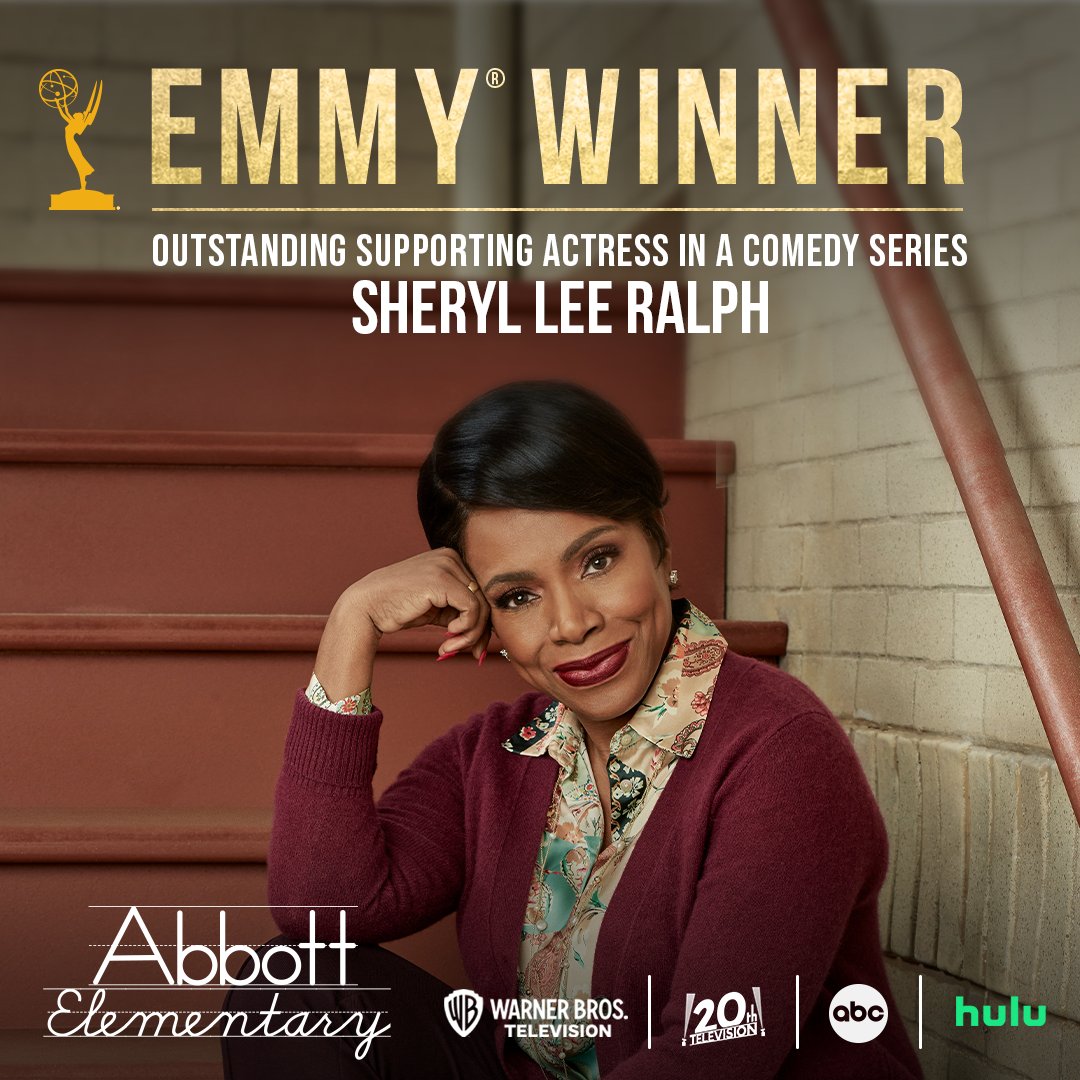 .@thesherylralph just. won. an. #Emmy!! Drop a 👏 below to celebrate this tremendous honor with us! #Emmys