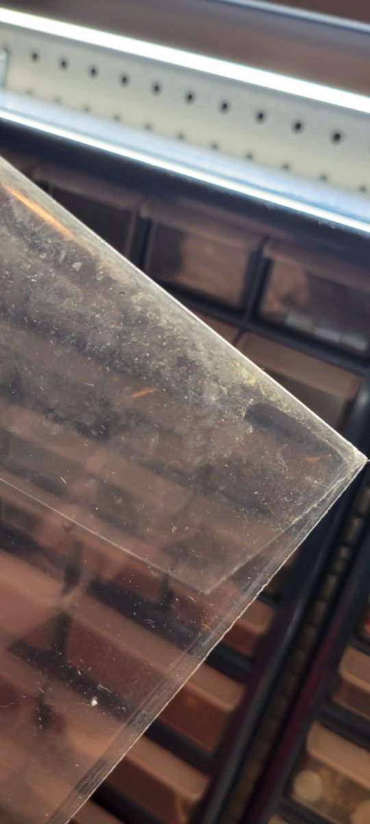 NotAThreatAgent's tweet photo. Over 30 years of collecting comics, and the "mystery crust" on the top of bags from older #comics I buy/own still repulses me. Re-bag your #comicbooks , kids. https://t.co/5B6rGOM0qw