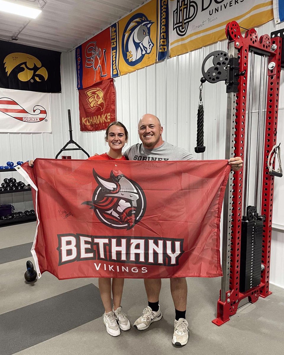 Dreams coming true! Go Vikings!❤️🖤#committed   <a href="/BLCWSoftball/">BLC Softball</a> <a href="/GRIT515/">GR!T Performance 515</a>