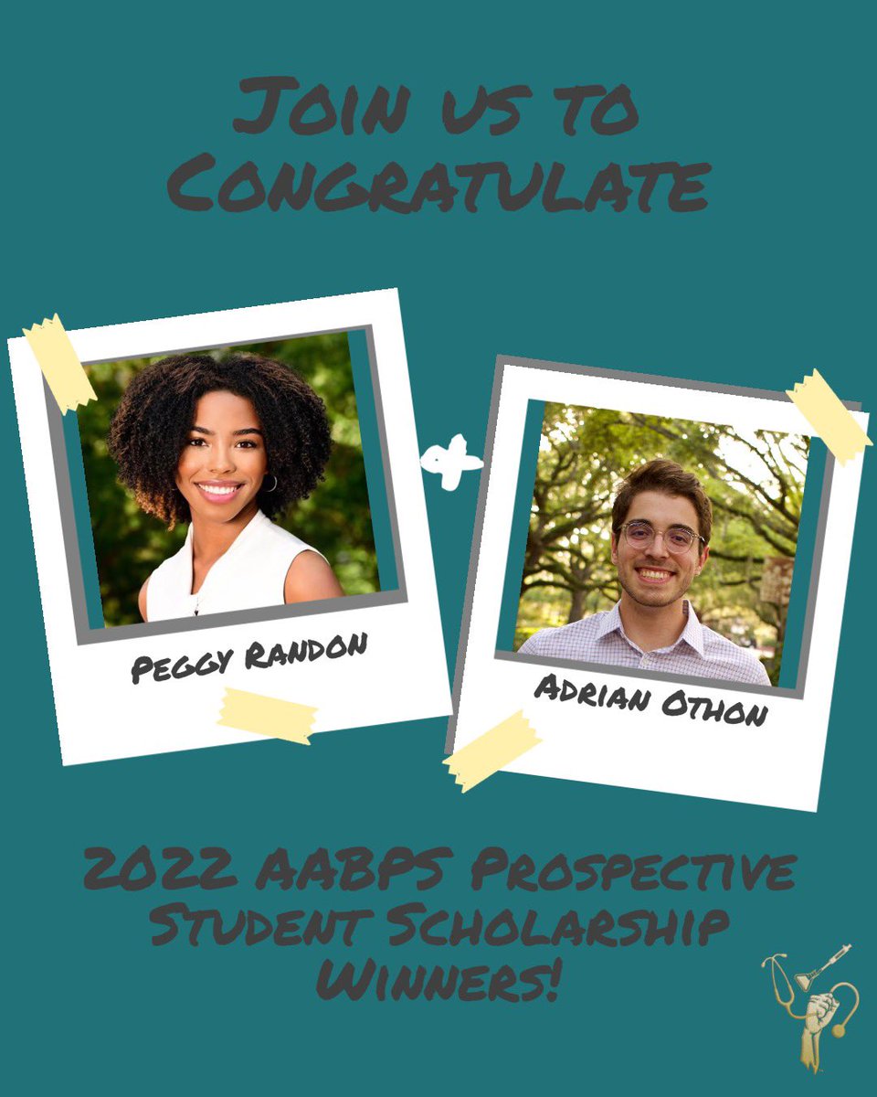 Join us to congratulate Peggy Randon and Adrian Othon, our 2022 AABPS Prospective Student Scholarship winners! We received several astounding applications from which they were chosen. We thank you all for applying! #medtwitter #congrats #aabps #wmim #mdphd #mdphdtobe