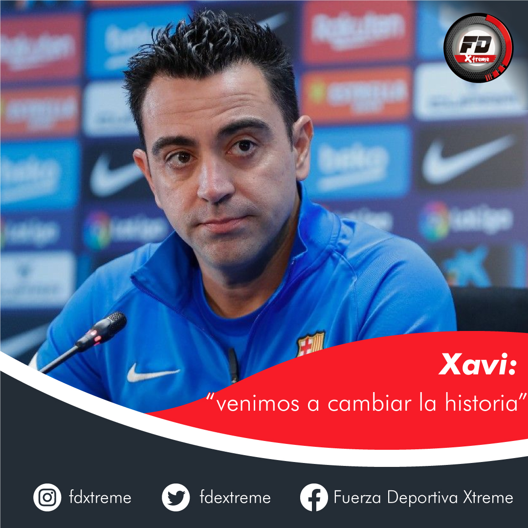 fdextreme's tweet photo. Xavi acudió a la rueda de prensa con un perfil bajo, rebajando la euforia, “aquí las hemos pasado de todos los colores y sobre todo negativos”, pero siendo consciente que “venimos a competir y a ganar”, recordando que “hemos cambiado muchas cosas en estos últimos nueve meses”. https://t.co/Odpn3LvMae