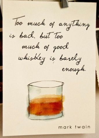 Agreed! #thereisnevertoomuchwhiskey