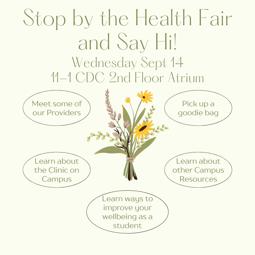 StKatesClinic's tweet photo. Stop by the Health Fair and see us! 9/14/22 between 11-1 CDC floor 2 atrium https://t.co/CA8wW6kXGO