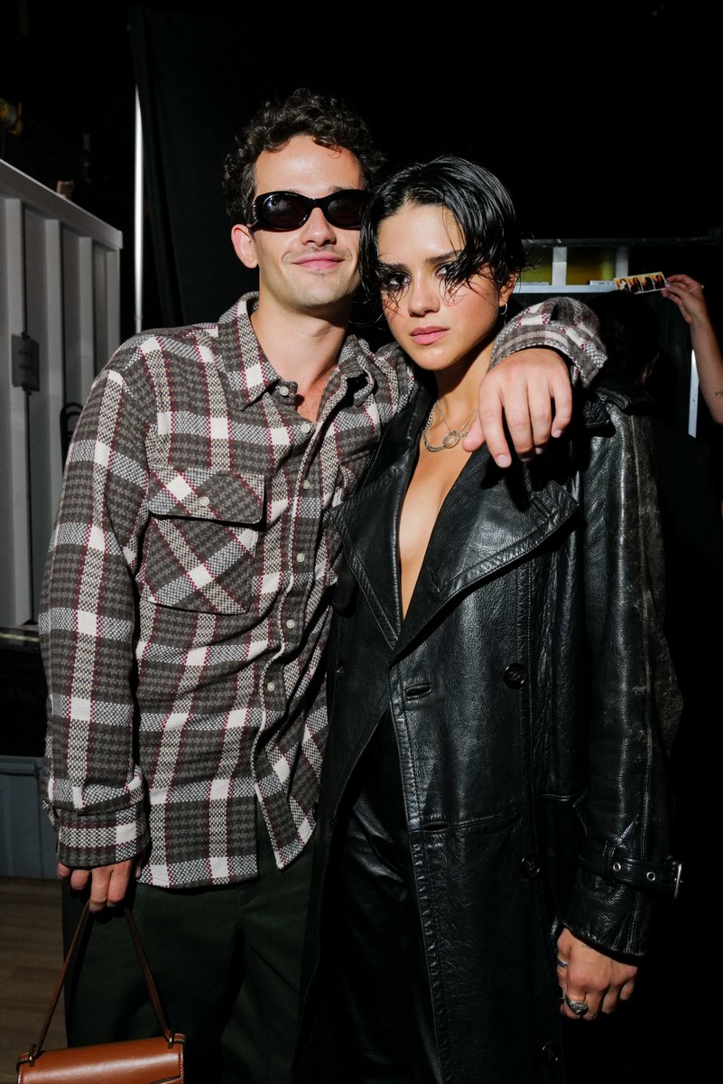 sashacsource's tweet photo. 📸 [HQ] @SashaCalle and Eli Brown attend the Coach Spring 2023 at NYFW  / via @BFA https://t.co/T0ix0Mx0js