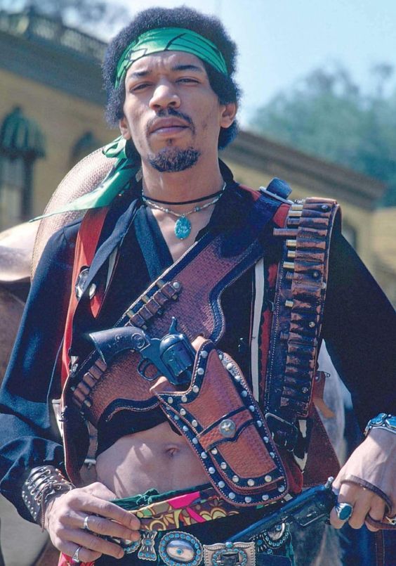 Jimi Hendrix, 1969.  Photo by Ed Thrasher 1969