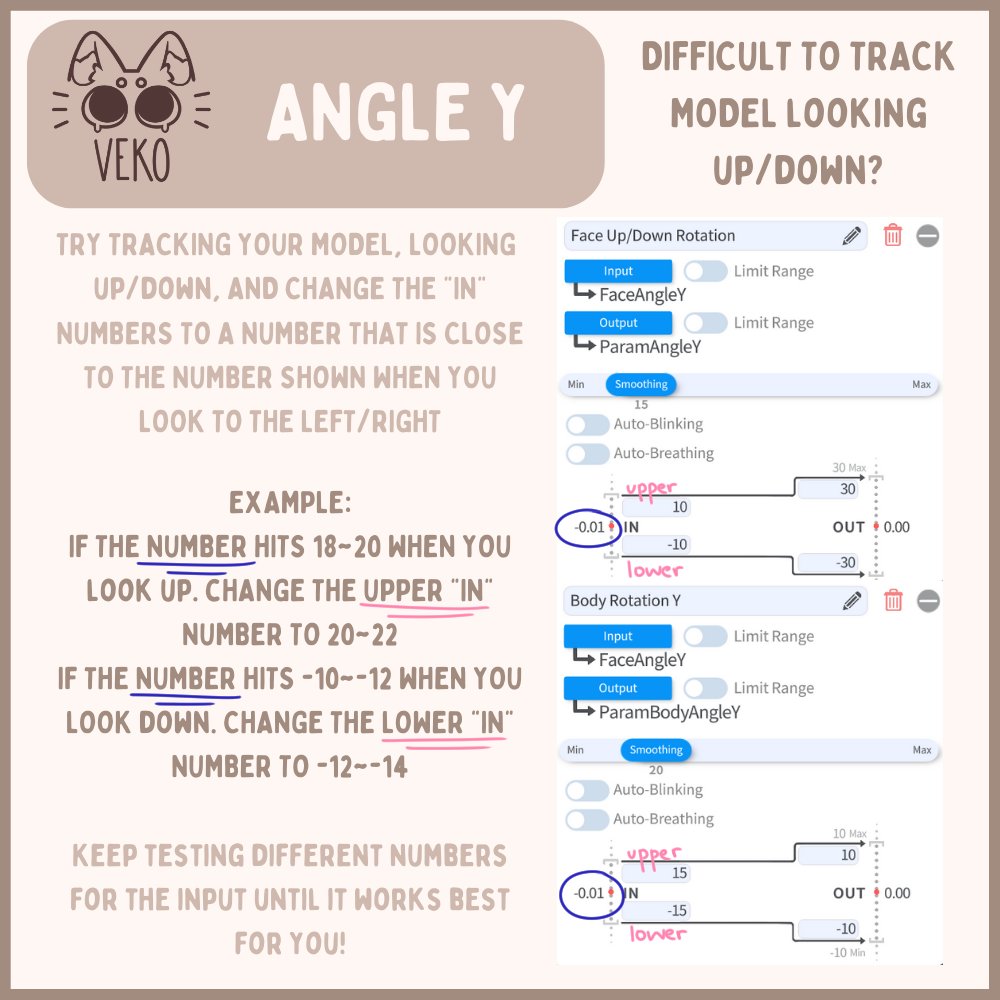 vekopuff's tweet photo. Just made a guide for #VtubeStudio XYZ tracking settings for my clients so am sharing it in case anyone needs it🌟

#vtuber #envtuber https://t.co/9E1HlBffsz