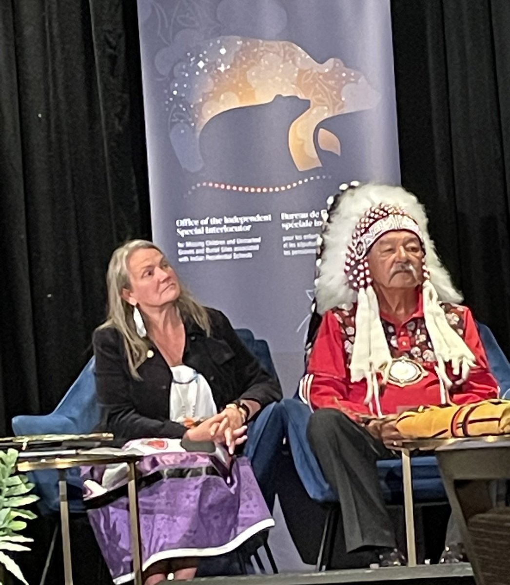 Kimberly Murray, special interlocutor for Missing Children Unmarked Graves and Burial Sites opens the national gathering in Edmonton. “Let us wipe our tears from our eyes so we can see clearly. Let us remove the lumps from our throats so we can speak clearly …” <a href="/kahnasatake/">Kimberly Murray</a>