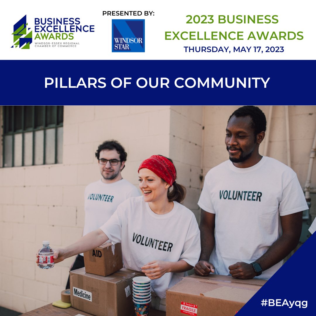 Do you know a philanthropic organization or person that has made an outstanding contribution to the social, cultural, or economical well-being of the Windsor Essex area? Nominate them for a 2023 Business Excellence Award! 🏆