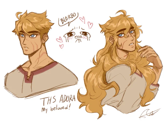 Adora from @b0tsbby 's The Heart Stone! I had the urge to draw him because i love him- he's the guy. Absolutely THE guy 