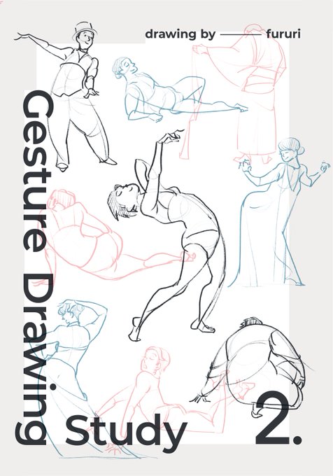 「Gesture Drawing Study 2」
ジェスドロ本第二弾です!
今回も胡椒様(@333Kcal)に表紙をお願いしました!す、ステキ!

内容は一年間毎日書いたジェスチャードローイングの記録本です。

思考過程やこんなことを気をつけたとか、その時に感じたことを図解と供に描いています。 