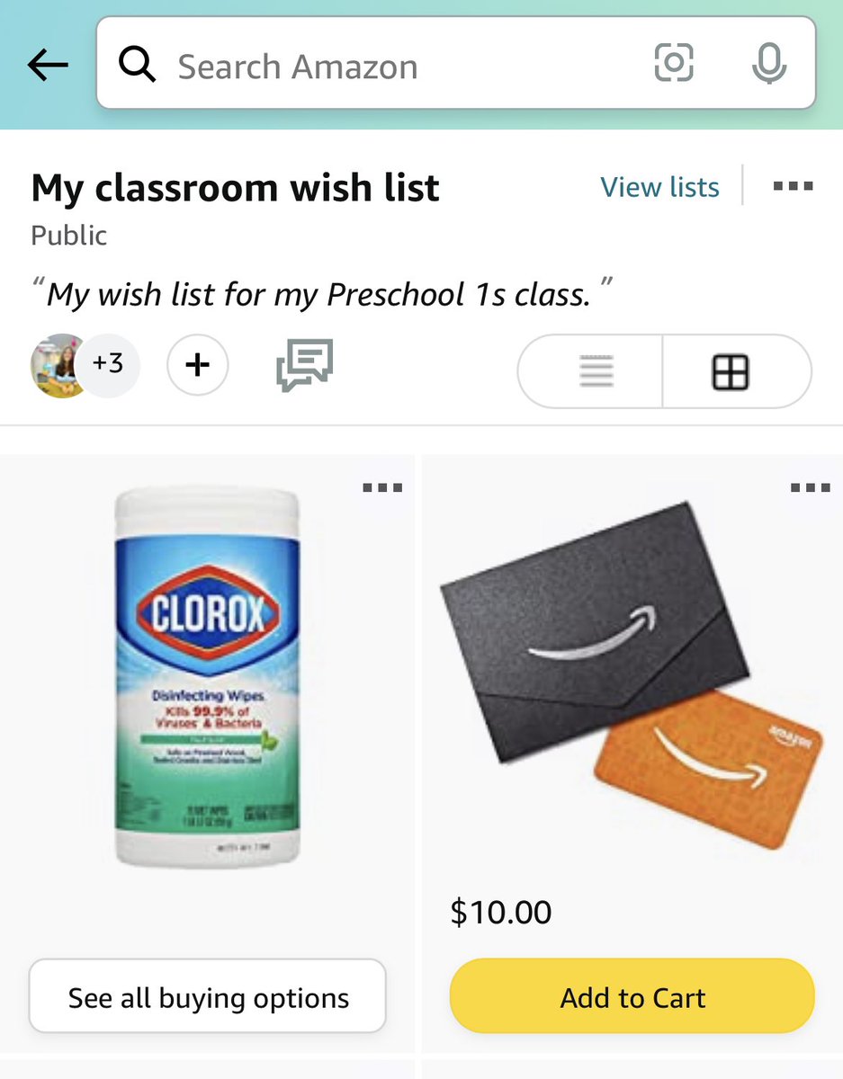 ashleysummerb's tweet photo. Good Tuesday Morning #teachertwitter! I have a few sensory items left and of course clorox wipes and gift cards. Anything would be greatly appreciated! Hope y’all have a great day! 💗 #clearthelist #magnetamagic https://t.co/rWoQnqtHfM https://t.co/qWzkixyLpu