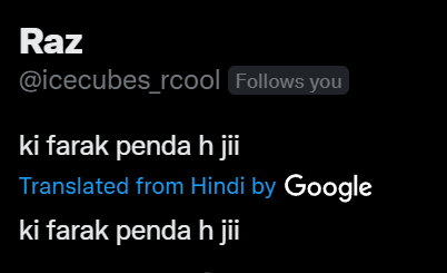 joyshitpost's tweet image. Using Google Translate on @icecubes_rcool ka bio is so useful smh