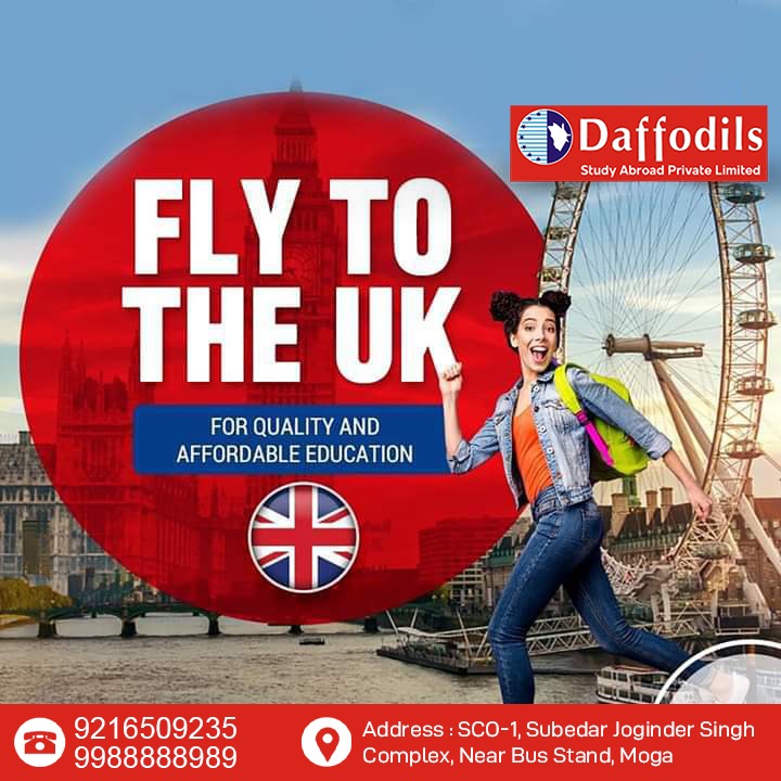 DaffodilsMoga's tweet photo. FLY TO THE UK
FOR QUALITY AND AFFORDABLE EDUCATION
.
Apply Now
📲Consult With Our Experts #Daffodils_Moga
☎️ +91-92165-09235, 99882-95767
🏢 Ground floor, Subedar Joginder Singh Complex, Near Bus Stand, Moga (Punjab)
Youtube - https://t.co/Opu5XmIDs5

#visaconsultants #studyinuk https://t.co/St6irnSVhN
