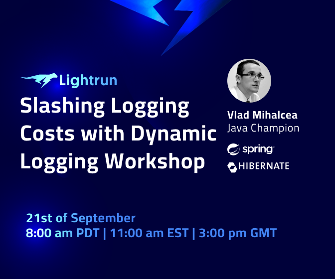 vlad_mihalcea's tweet photo. Next week, #Lightrun and I are going to run an online workshop about the overhead of logging into modern-day applications.
And, you can join for free!
https://t.co/UQDANxkDom https://t.co/jjVo0M8QpP