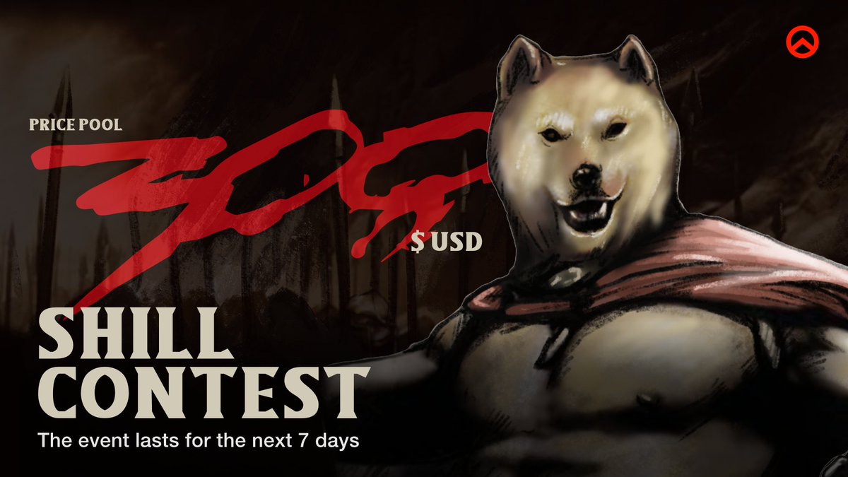 PARTICIPATE IN OUR GIVEAWAY !!🐶🐶

The purpose of #300Doge is one.  And that made #300Doge go viral among crypto enthusiasts today.
No Retreat - No surrender!

🔥- Prizepool $300 USD - 🔥

For term &amp; conditions please join group!
t.me/SpartanDoge300

#300Doge #STEALTHLAUNCH