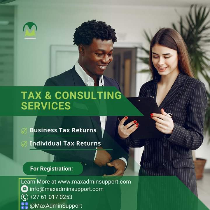 MaxAdminSupport's tweet photo. Need help submitting your #Tax returns?
We can help you:
โ Do Your Tax Return Easily
โ Avoid penalties
Let our Tax specialists submit your tax return direct to SARS in just a few clicks.
WhatsApp on +27610170253 to get started!
#Admin #MaxAdminSupport #Success #Entrepreneur https://t.co/72HZj5UaEE