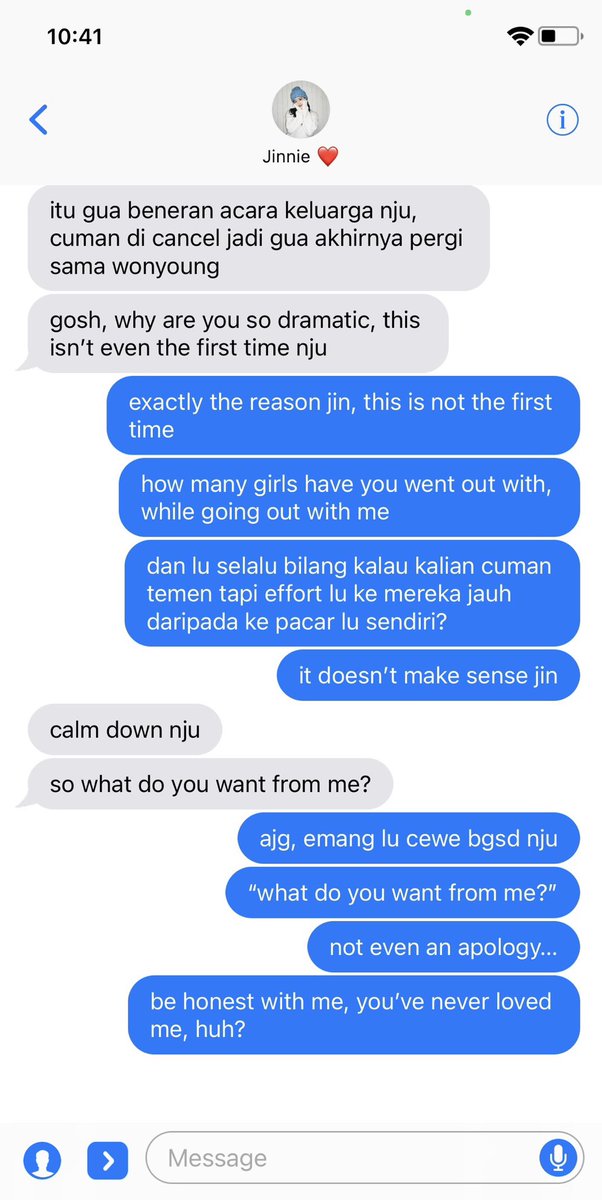 fluffyjoyul's tweet photo. [ jinjoo one tweet au ]
— Never Loved Me

tw // toxic relationship, bad words https://t.co/4DtcD8sISe