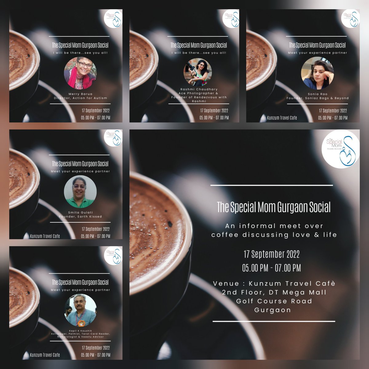 When The Special Mom plans a Social after two years, it had to be super special!! 💐❤️

Meet our guests &amp; experience partners 😍

Join us NCR parents, lets catch up 👍

#socialmeet #letscatchup #eveningtogether #kunzumtravelcafe #specialneedsfamily #pleaseshare #StrongerTogether