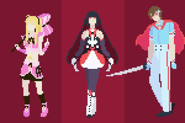 #pixelart I have a lot of examples from both, picked these two pretty much at random. I still do a LOT of love live art (though I do art for a lot of things)
I'm also a fic writer, and the improvement is there too

2020 <-                         -> 2022 https://t.co/x5g4zKFFKa 