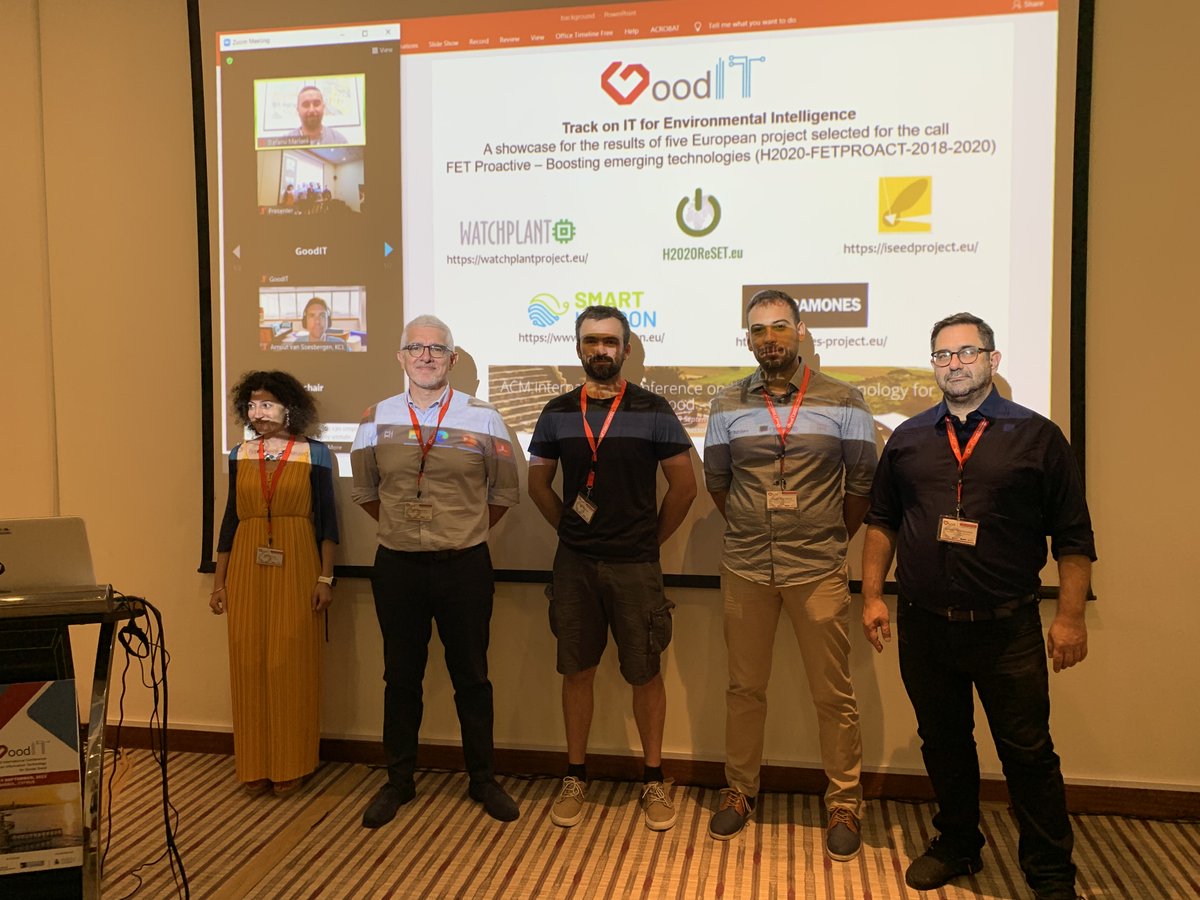 WatchplantP's tweet photo. 📢Last week took place the conference #GoodIT about Environmental Intelligence , where @UniLuebeck and @FER showed some results of Watch Plant Project @WatchplantP. This was celebrated in collaboration with other projects. @EU_Commission @itenergia #plants #energy #environment https://t.co/yCv2ccEiYY