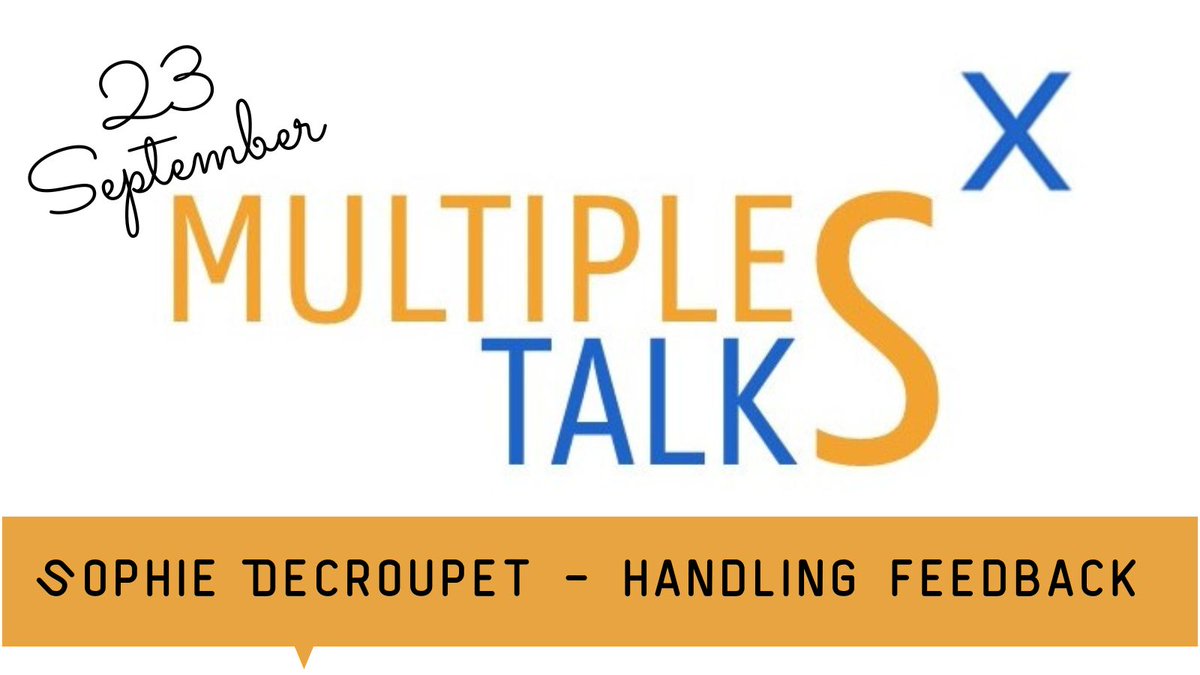 MULTIPLES_ugent's tweet photo. Good morning, MULTIPLES researcher, register for the MULTIPLEtalkS of 23 September: https://t.co/YCbs3VsWkA
Sophie Decroupet π¬ππ©βππ¨βππ Receiving and handling feedback as a researcher | Discussant: prof dr. Geert Jacobs
#MULTIPLEtalkS #PhD #methodology
@ResearchUGent
@ugentlw https://t.co/wBR1kAxRge
