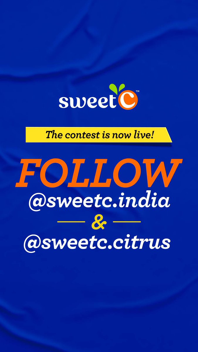 sweetc_india's tweet photo. The #MandarinMatlabSweetC contest has begun! Check out our latest Instagram post on sweetc.india 

Participate and #retweet this for extra points! Win some exciting prizes and be one amongst the 75 winners. 

#contestlive #giveawayindia #retweet #share #comment #sweetcindia https://t.co/pOUqQzZr4J