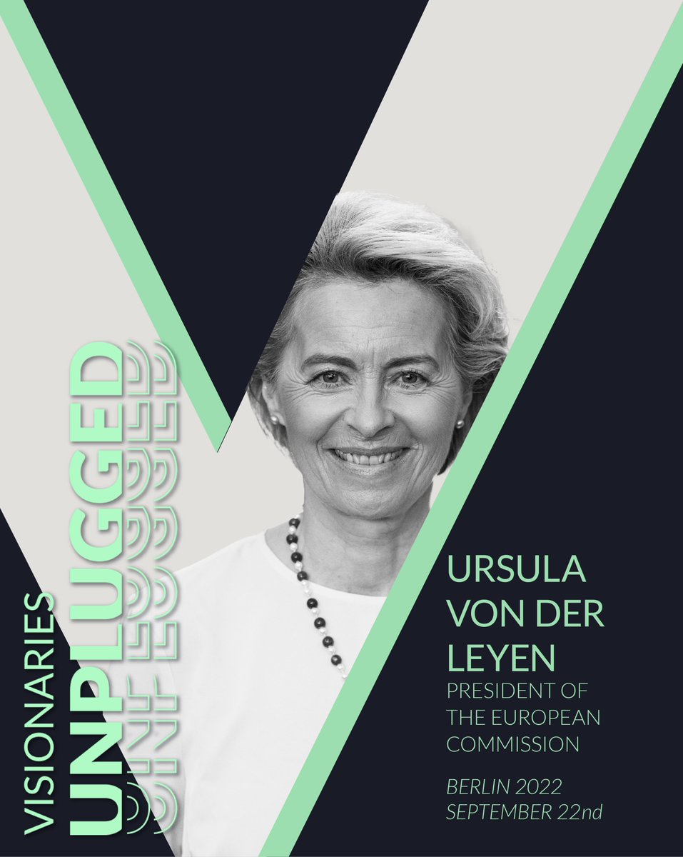 Visionaries Club (@visionariesvc) on Twitter photo We are very excited that <a href="/vonderleyen/">Ursula von der Leyen</a>, President of the <a href="/EU_Commission/">European Commission</a>, is joining us at Visionaries Unplugged for a short talk about the "Challenges of the Changing World Order". 🇪🇺 🌍 🙌🏻 Make sure to sign up here to listen to her insights: bit.ly/3ezmkAB We are very excited that <a href="/vonderleyen/">Ursula von der Leyen</a>, President of the <a href="/EU_Commission/">European Commission</a>, is joining us at Visionaries Unplugged for a short talk about the "Challenges of the Changing World Order". 🇪🇺 🌍 🙌🏻 Make sure to sign up here to listen to her insights: bit.ly/3ezmkAB