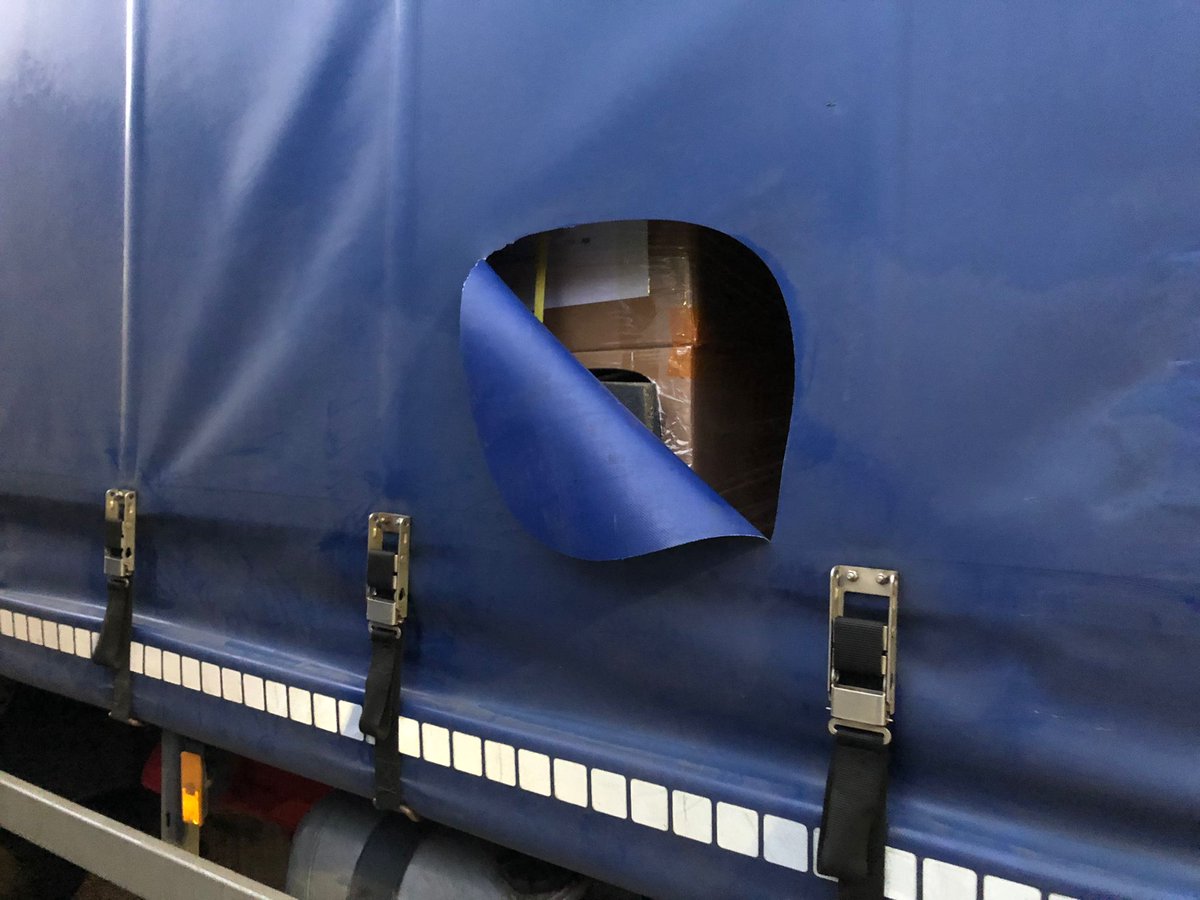 Several trucks with curtains slashed at Lymm Truckstop last night, including mine. When are you going to do something about it <a href="/motoway/">Moto Hospitality</a> <a href="/LancsPolice/">Lancashire Police</a>