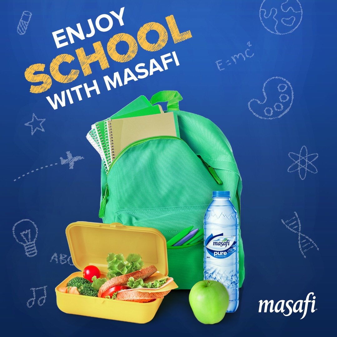 ⠀
Water is the best choice to keep your kids hydrated at school throughout the day.⠀
Ensure your child’s hydration with Masafi!⠀
⠀
الماء هو الخيار الأفضل للحفاظ على ارتواء طفلك في المدرسة.⠀
 احرصي على ارتوائه خلال اليوم مع مسافي!⠀

#Masafi #BackToSchool #DrinkNatural