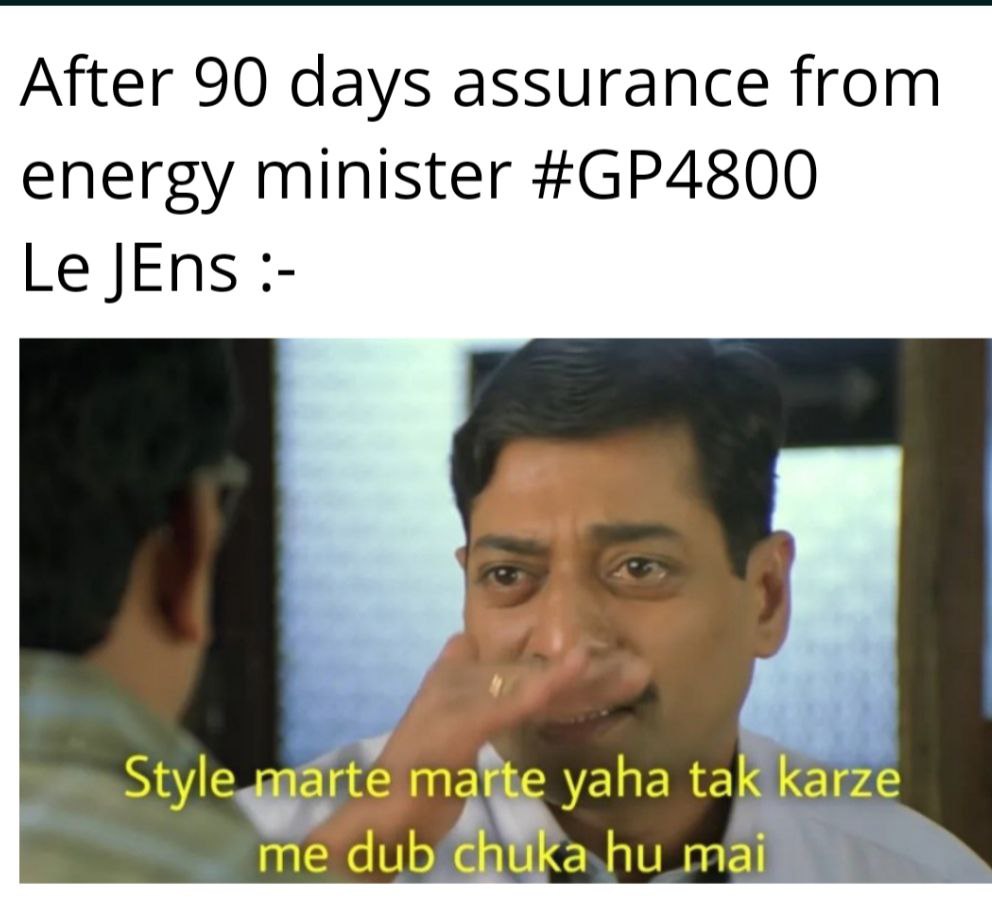 Ankitarahar's tweet photo. #JEN_MAHAPADAV_2 बिजली JENS का महाकोहराम. 90 दिन में नही किया वादा पूरा।@ashokgehlot51 @_lokeshsharma @BSBhatiInc @DRathore_INC @artizzzz @1stIndiaNews @zeerajasthan_ @News18Rajasthan @RJDainikBhaskar @ankittiwadi @RajCMO https://t.co/76djzvCbdi