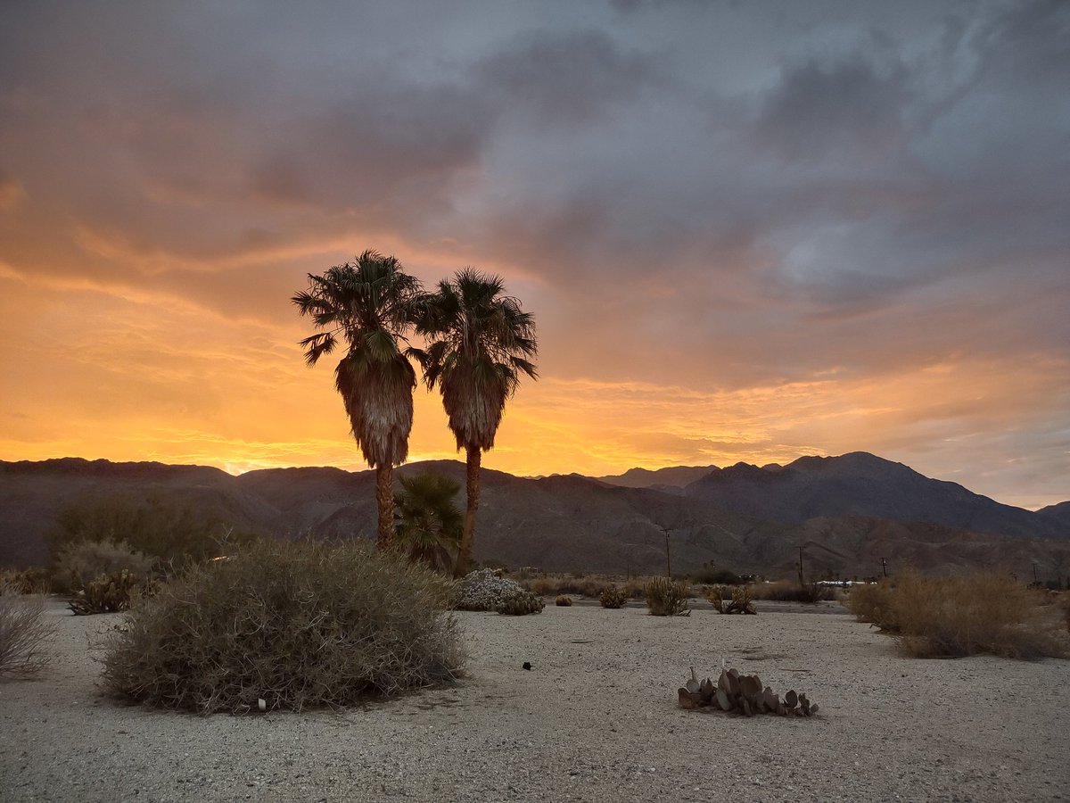 AnzaBResearch's tweet photo. Tonight's sunset (Photo: Sicco Rood) https://t.co/wfVI2CMCxH