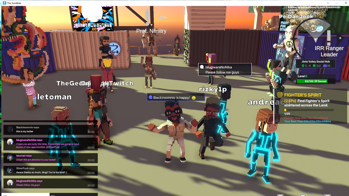 UnFiloFeli's tweet photo. Fantastic race, I won! what a great race thanks sandbox
@TheSandboxGame  @MugiwaraNoNika1  @Andreaca102 
@letomansandbox 
@RivasMichely @EnyemberthD https://t.co/wtruRVq52f