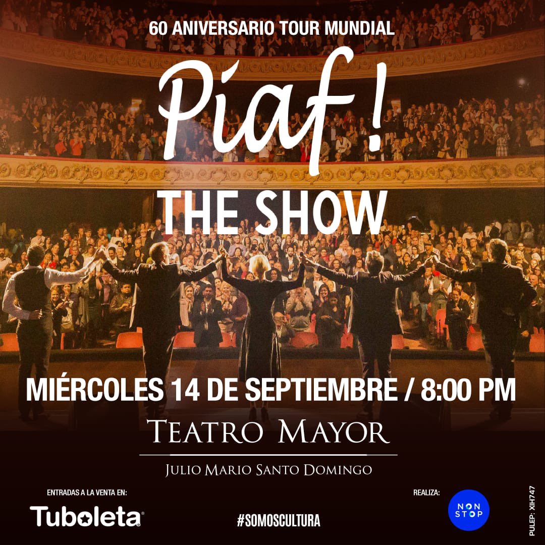 piaftheshow's tweet photo. La tournée continue de plus belle avec 3 belles représentations en Colombie 🇨🇴 @teatromayor @teatrometro @DirectoTwitt @GilMarsalla #piaflespectacle #piaftheshow https://t.co/wPrEuMck7O
