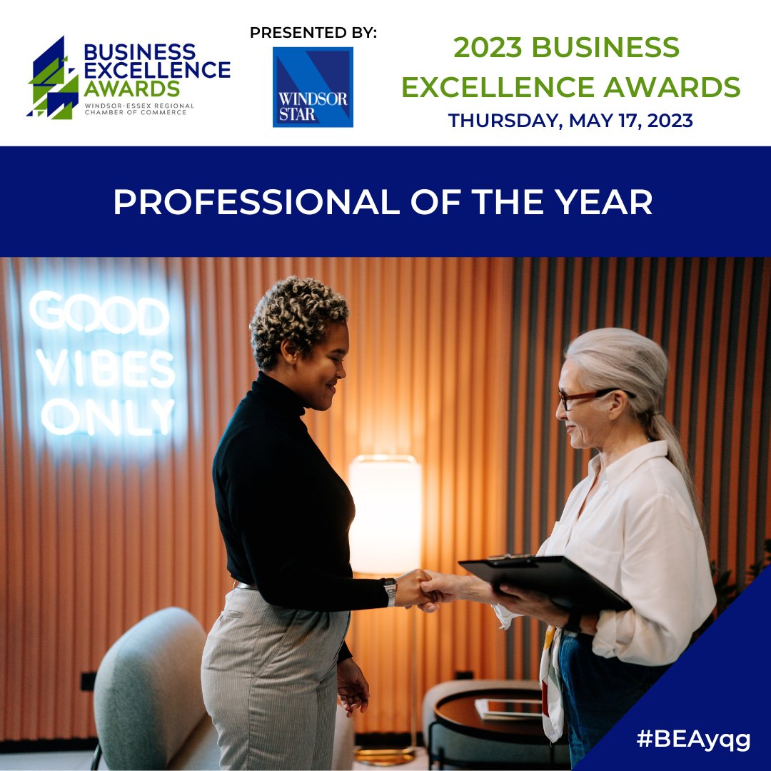 The Professional of the Year Award recognizes an individual who is accredited in their industry, demonstrates excellence in their field of business in the recent past, and positively influences the community! Nominate someone using the link in our bio.
