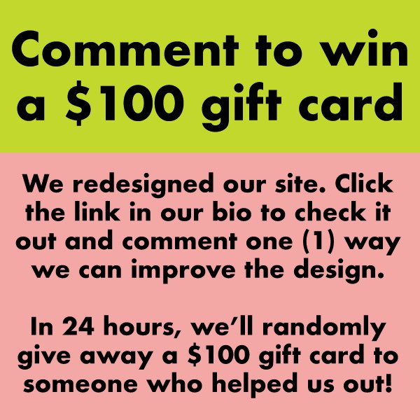 BadNewsWares's tweet photo. We’d love to know what you think!! Comment and let us know one way you think we can improve our site, and we’ll pick someone to win a $100 gift card 💖

https://t.co/QXlx9miNoG https://t.co/TRmQYD8oQr