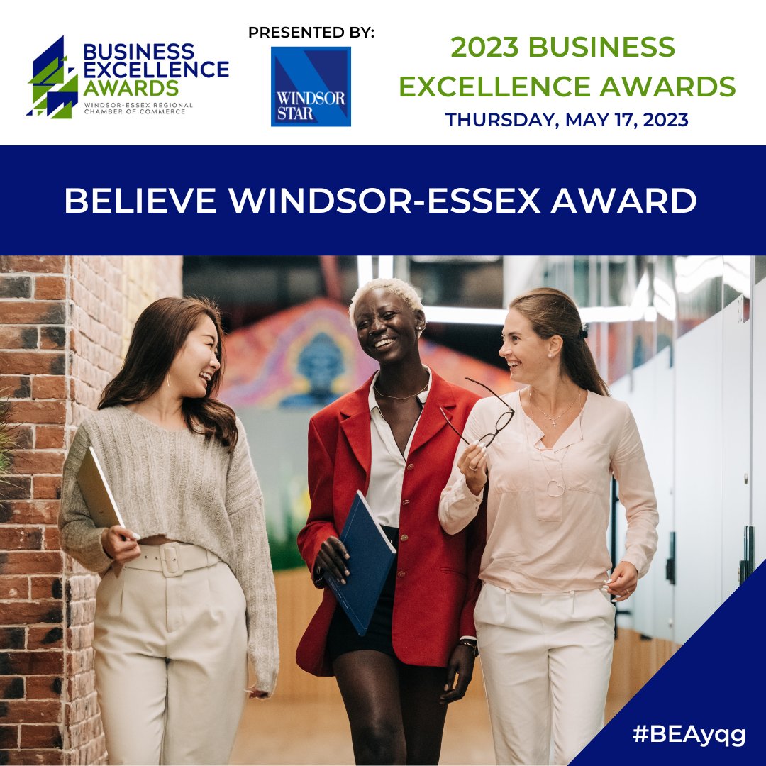 Do you know an individual or organization that has demonstrated a significant commitment to positive business development despite global market trends? Nominate them for the Believe Windsor-Essex Award using the link in bio!