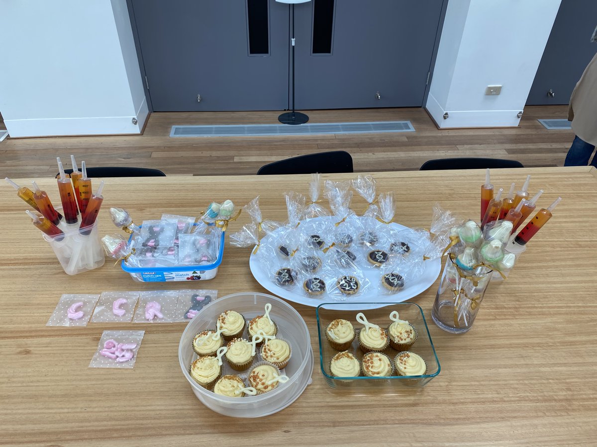 A cure for #ChildhoodCancer starts with #research. This year the #CCRU are celebrating their 25th birthday and baked some yummy treats to celebrate the amazing #PediatricCancer research they have done over the past 25 years!