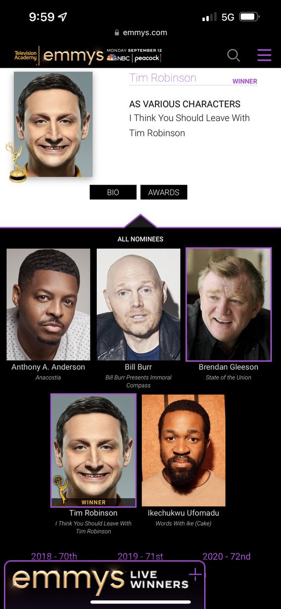 I can’t get over Tim’s headshot for the official Emmy’s website. Jesus Christ this man is my favorite. Whatta gem.