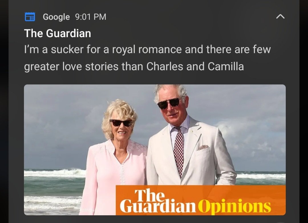 Future_Gh0stly's tweet photo. In what world?! Who wrote this? 
#NotMyKing #KingCharlesIII @guardian #Royals https://t.co/UBnbgqGBvG