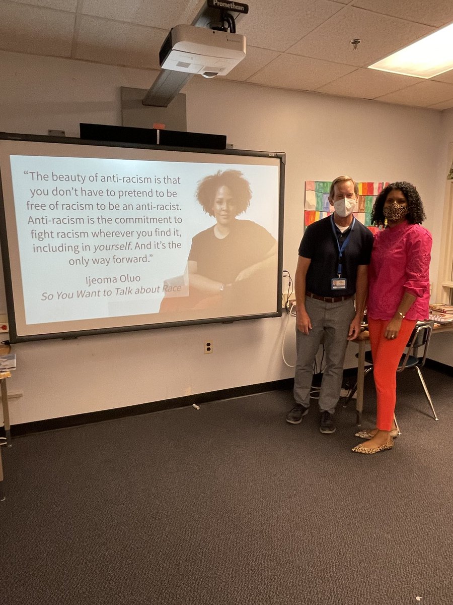 Stephanie Nesmith, BCMS Principal (@steph_nesmith) on Twitter photo <a href="/ChrisLoveMCPS/">Christopher Love</a> and Yasmin Perkins leading our staff discussion and reflection on what an Antiracist teacher does differently. Great article written by <a href="/EboPearl1961/">pirette mckamey</a> <a href="/ChrisLoveMCPS/">Christopher Love</a> and Yasmin Perkins leading our staff discussion and reflection on what an Antiracist teacher does differently. Great article written by <a href="/EboPearl1961/">pirette mckamey</a>